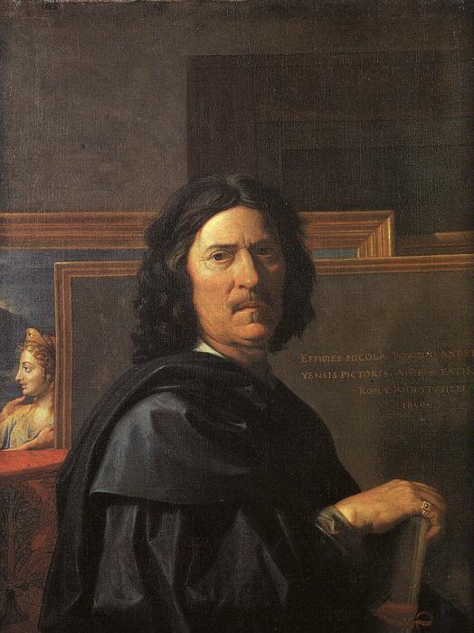 Nicolas Poussin Self Portrait 02 France oil painting art